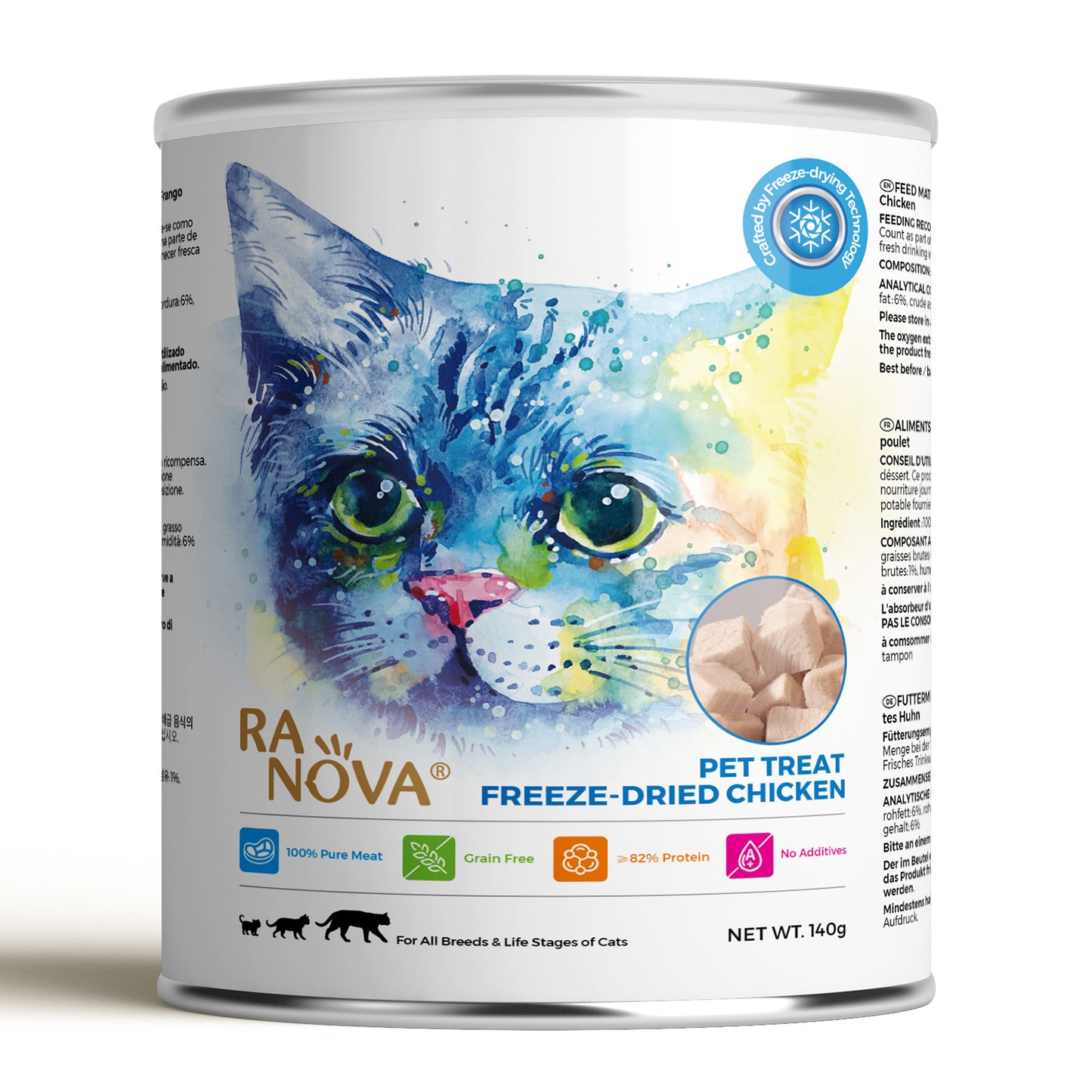 Ranova Freeze Dried Chicken Treats for Cats