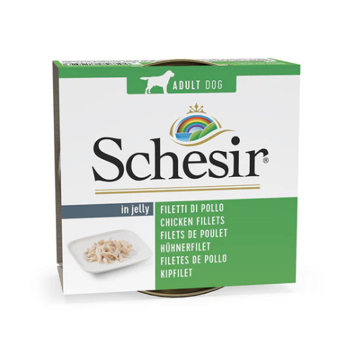 Schesir Chicken Fillets in Jelly for Dogs 150g