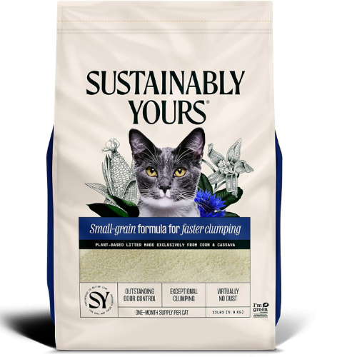 Sustainably Yours Natural Cat Litter Plus - 13lb /5.9 Kgs