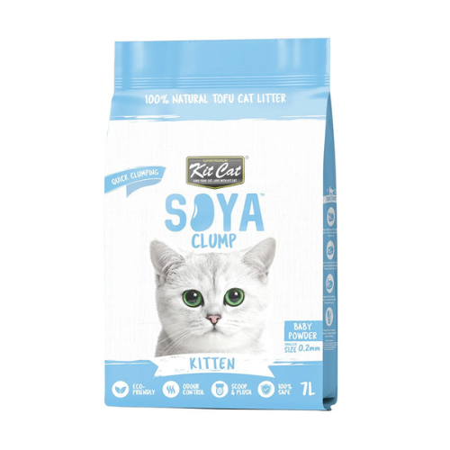 Kit Cat Soybean Litter Soya Clump Kitten Baby Powder 7L