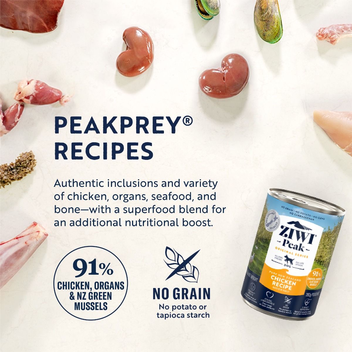 Ziwi Peak Chicken Wet Food for Dogs