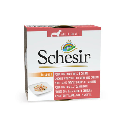 Schesir Chicken With Carrots in Jelly for Dogs 85g