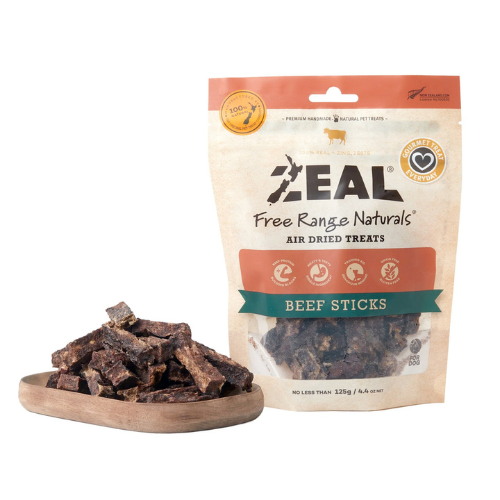 Zeal Beef Sticks for Dogs 125g