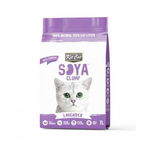 Kit Cat Soya Clump Soybean Litter – Lavender 7L