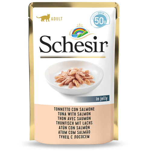 Schesir Tuna With Salmon in Jelly 50g