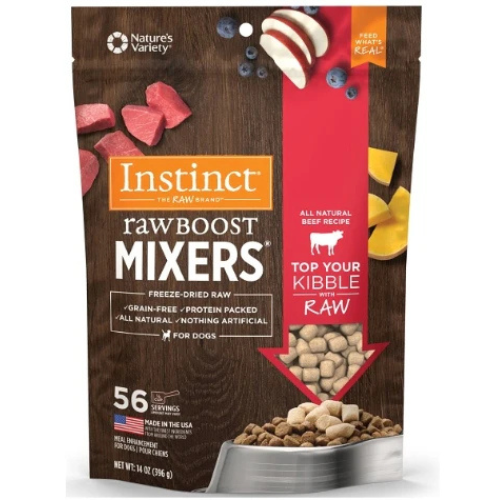 Instinct Raw Boost Mixers Beef Freeze Dried Dog Food Topper