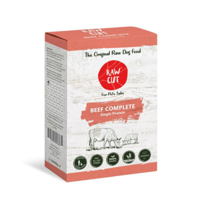 Raw Cut Beef Complete Raw for Dogs  10 x 100g