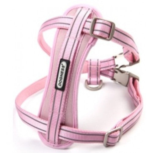 Dogness Reflective Neoprene Pink Harness