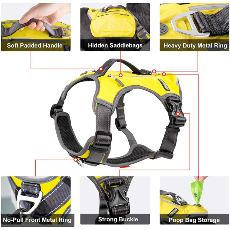 Fida Dog Harness – Yellow