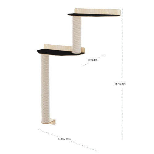 Noba Wall Mounted Cat Scratcher Parkour