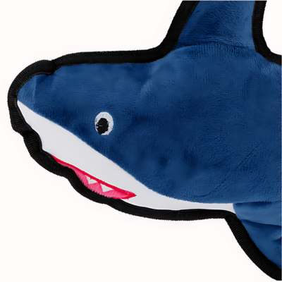 Beco Rough and Tough Shark Soft Dog Toy