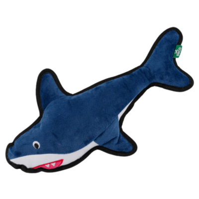 Beco Rough and Tough Shark Soft Dog Toy