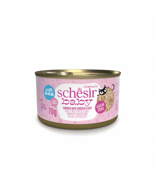 Schesir Baby Kitten Wholefood - Chicken With Chicken Liver 70g