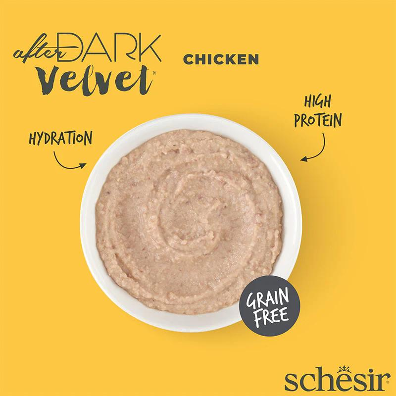 Schesir After Dark Velvet Mousse For Cat - Chicken 80g