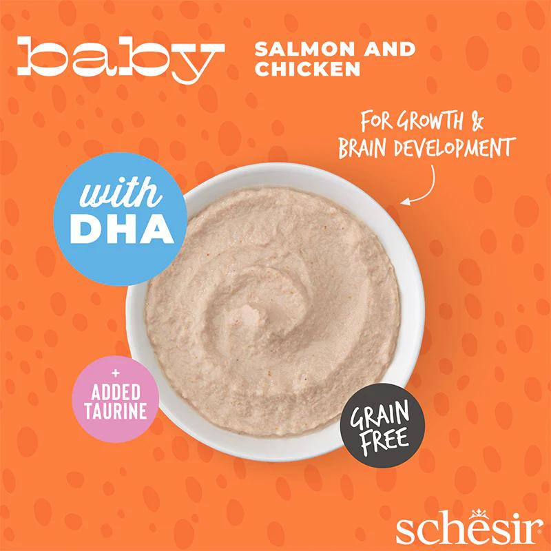 Schesir Baby Mousse Kitten - Salmon And Chicken 70g