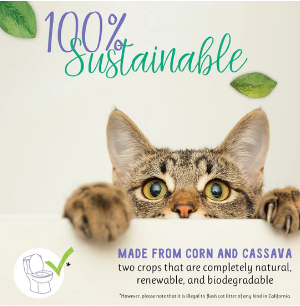 Sustainably Yours Natural Cat Litter Plus - 13lb /5.9 Kgs