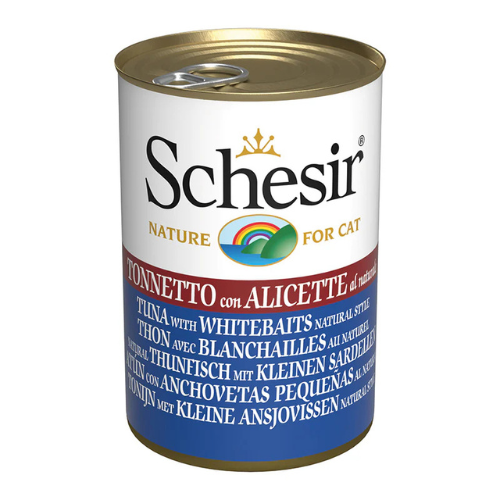 Schesir Tuna With Whitebaits Natural Style in cooking water 140g