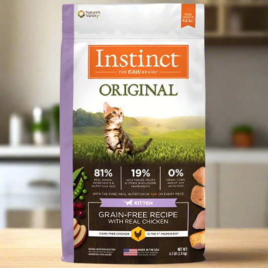 Instinct Original Grain Free Chicken Dry Food for Kittens 2kg - 4.5lbs