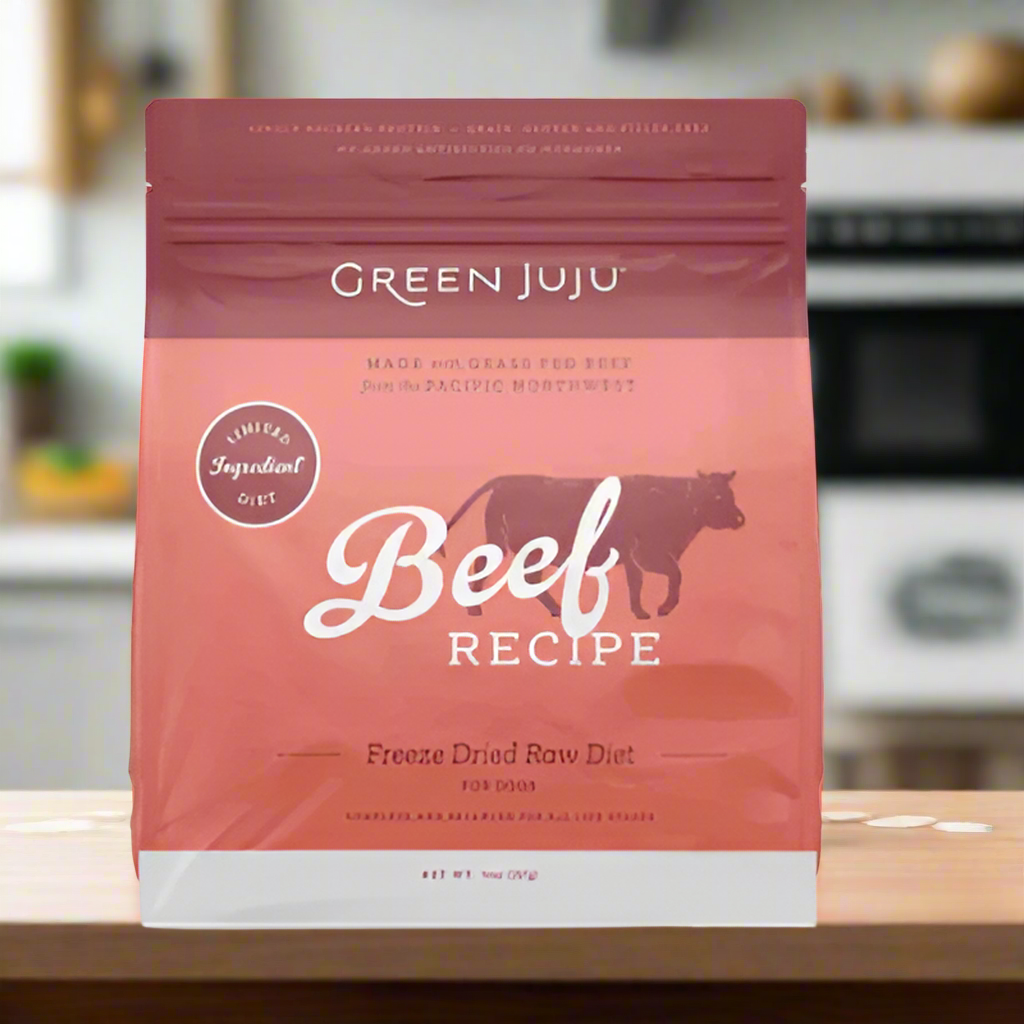 Green Juju Beef Recipe Freeze-Dried Raw Food for Dogs - 14 oz