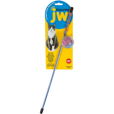 Petmate JW Cat Ball With Wand Toy