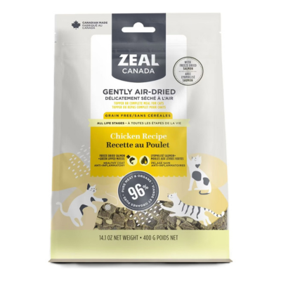 Zeal Gently Air-Dried Chicken with Freeze Dried Salmon for Cats  400g