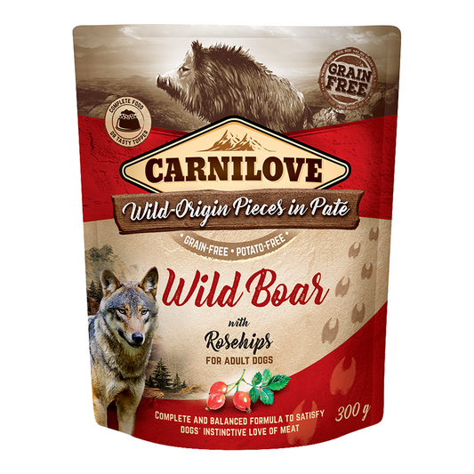 Carnilove Wild Boar with Rosehip  300g