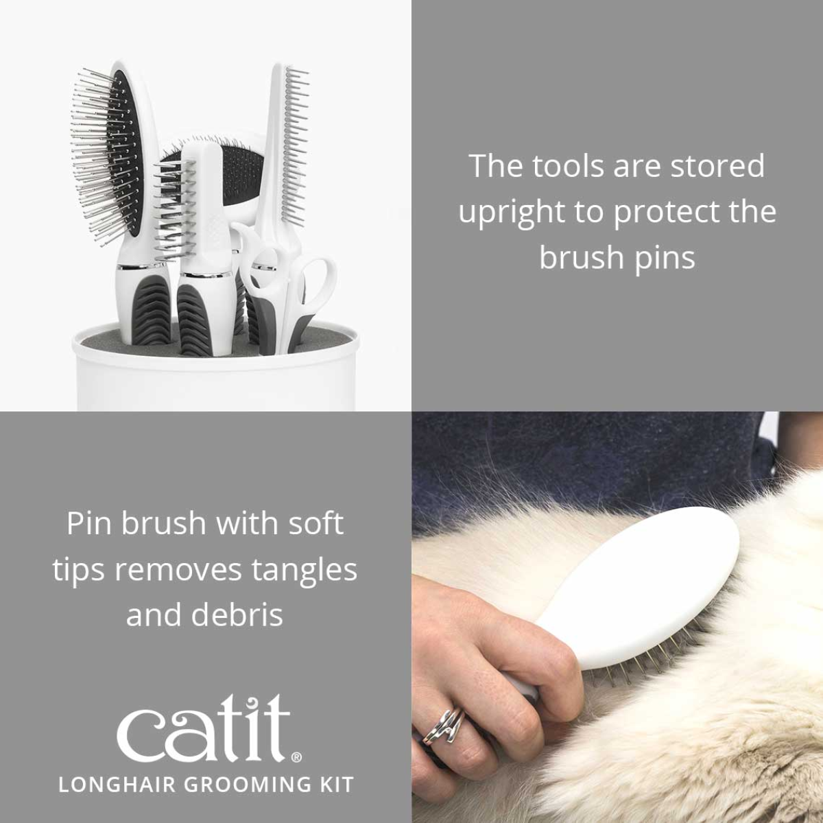 Catit Longhair Grooming Kit