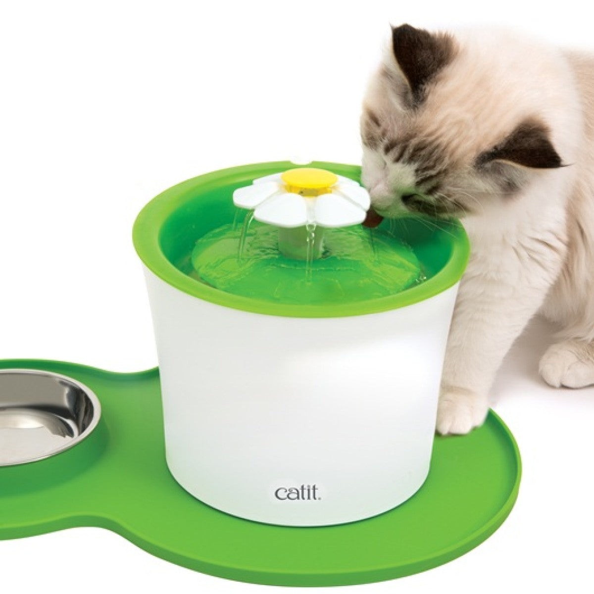 CatIt Peanut Placemat Green - Medium