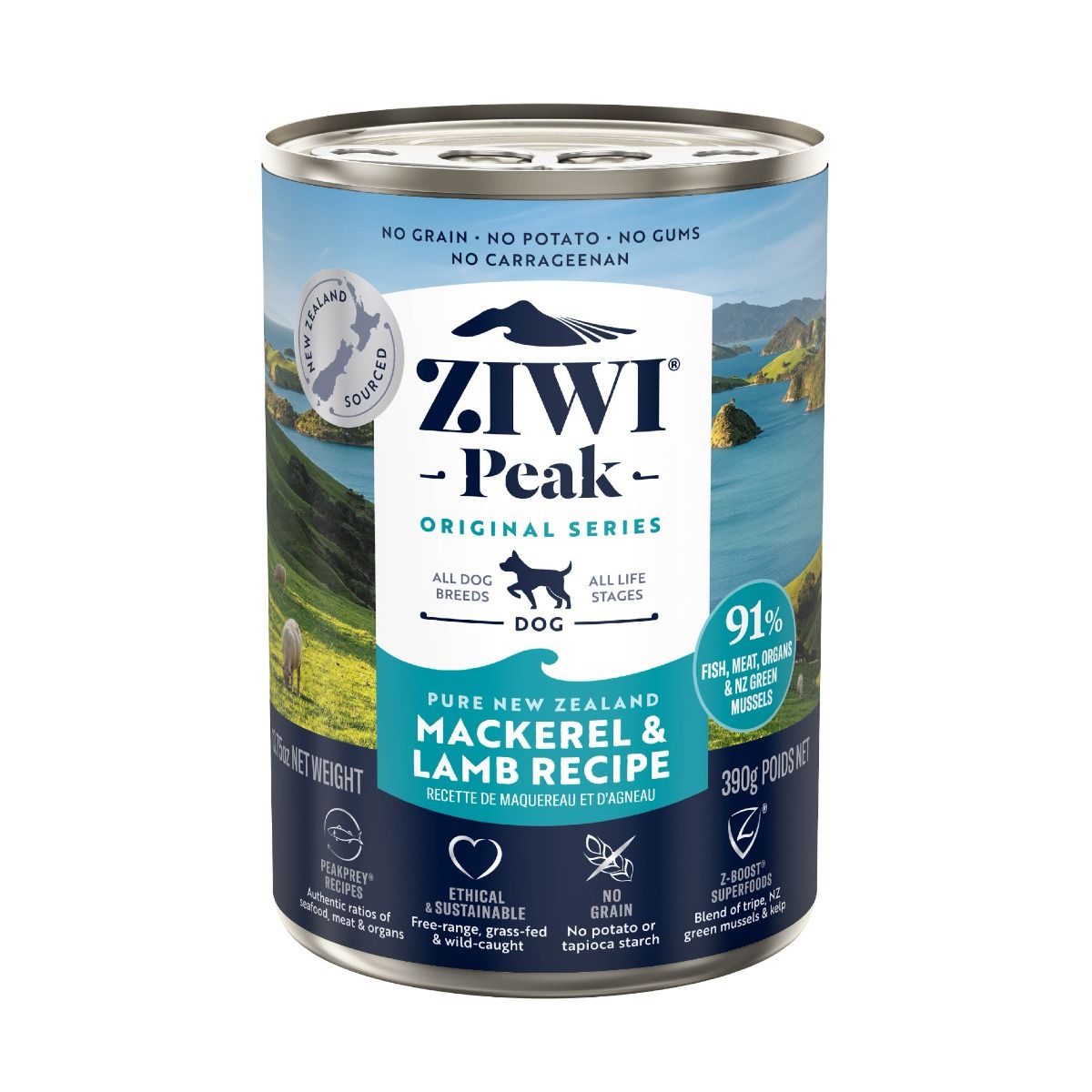 Ziwi Peak Mackerel & Lamb Recipe Wet Dog Food