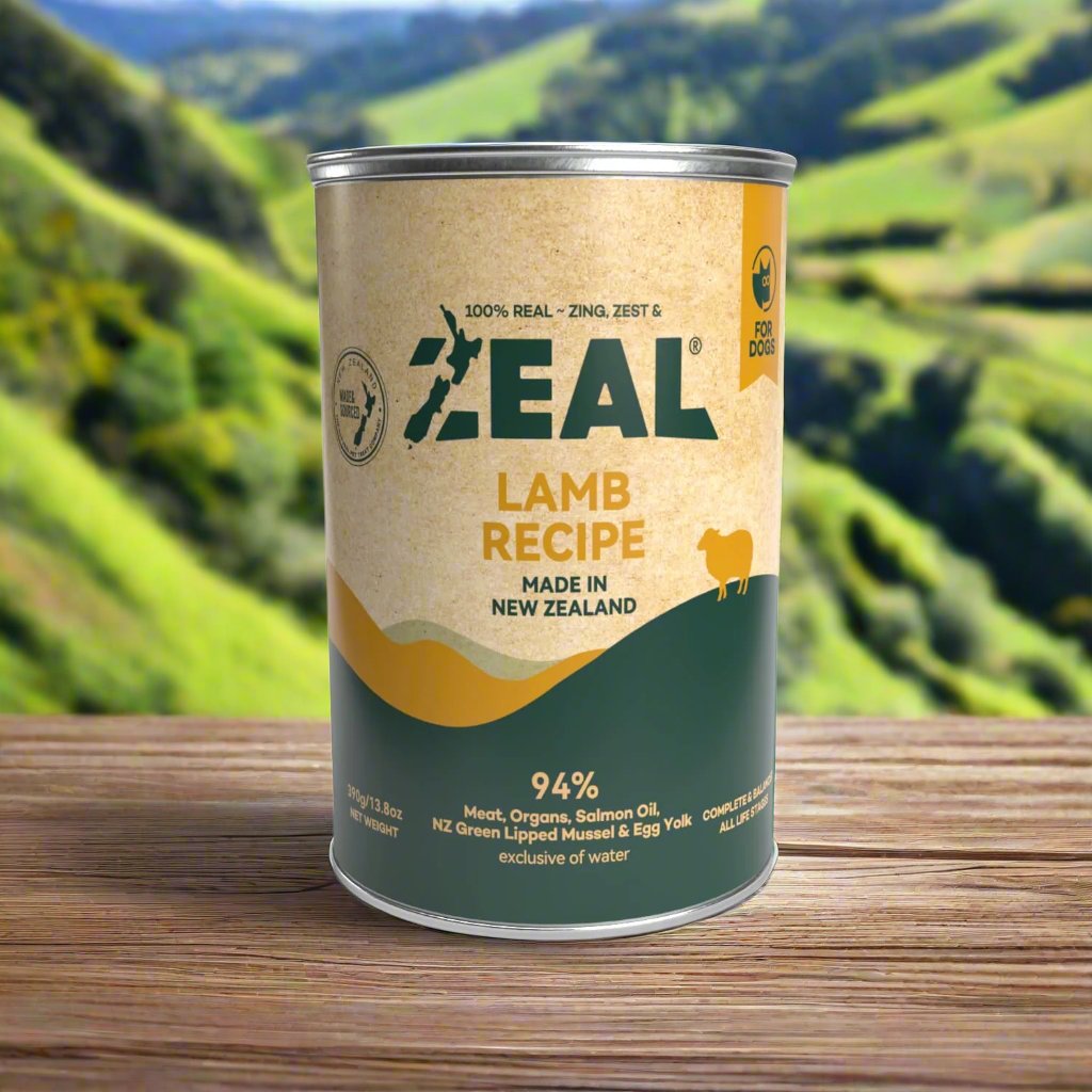 Zeal Grain Free Canned Dog Food – (Lamb Recipe)