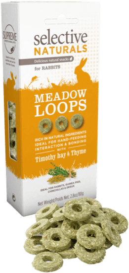 Supreme Selective Naturals Meadow Loops for Rabbits  80g