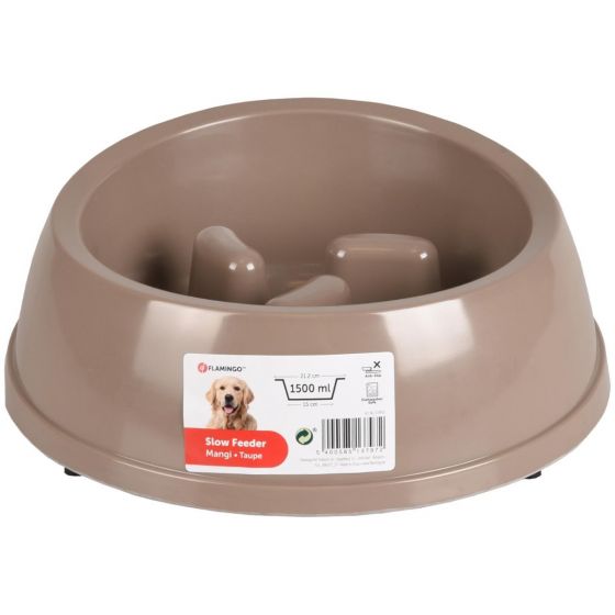 Flamingo Dog Slow Feeder Bowl Mangi