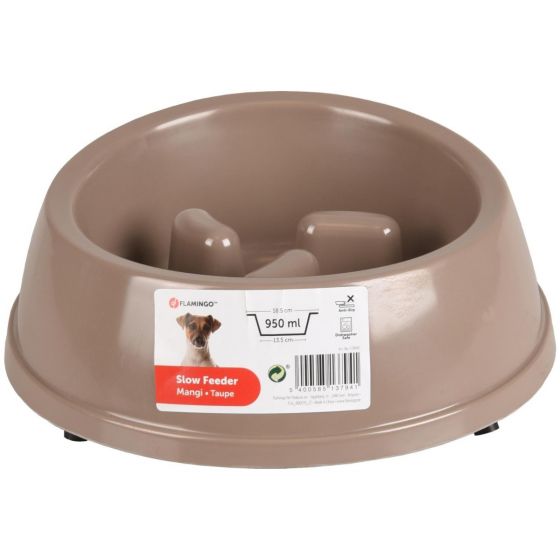 Flamingo Dog Slow Feeder Bowl Mangi