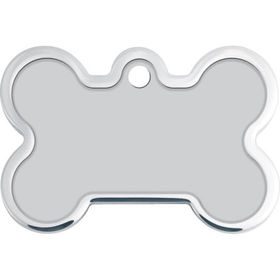 Dog ID Tag - Top Dog Raised Edge Bone