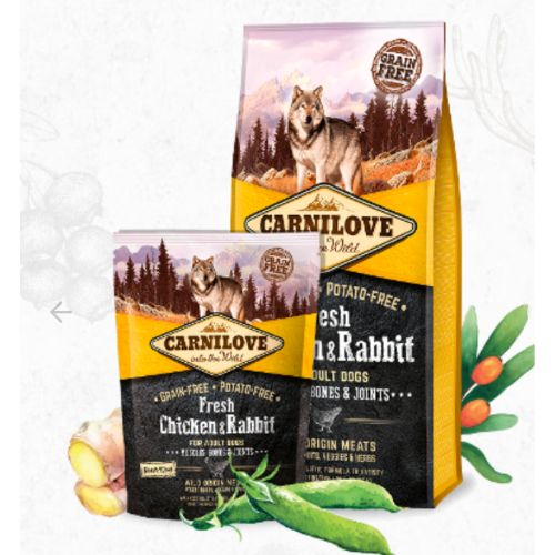 Carnilove Fresh Chicken & Rabbit Dry Food for Dogs