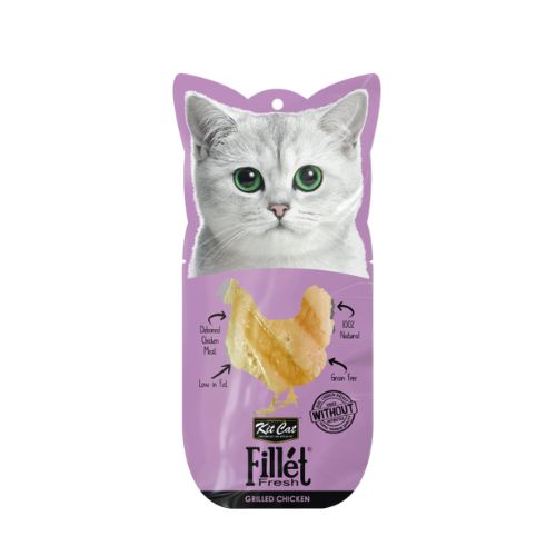 Kit Cat Fillet Fresh Grilled Chicken Treats 30g