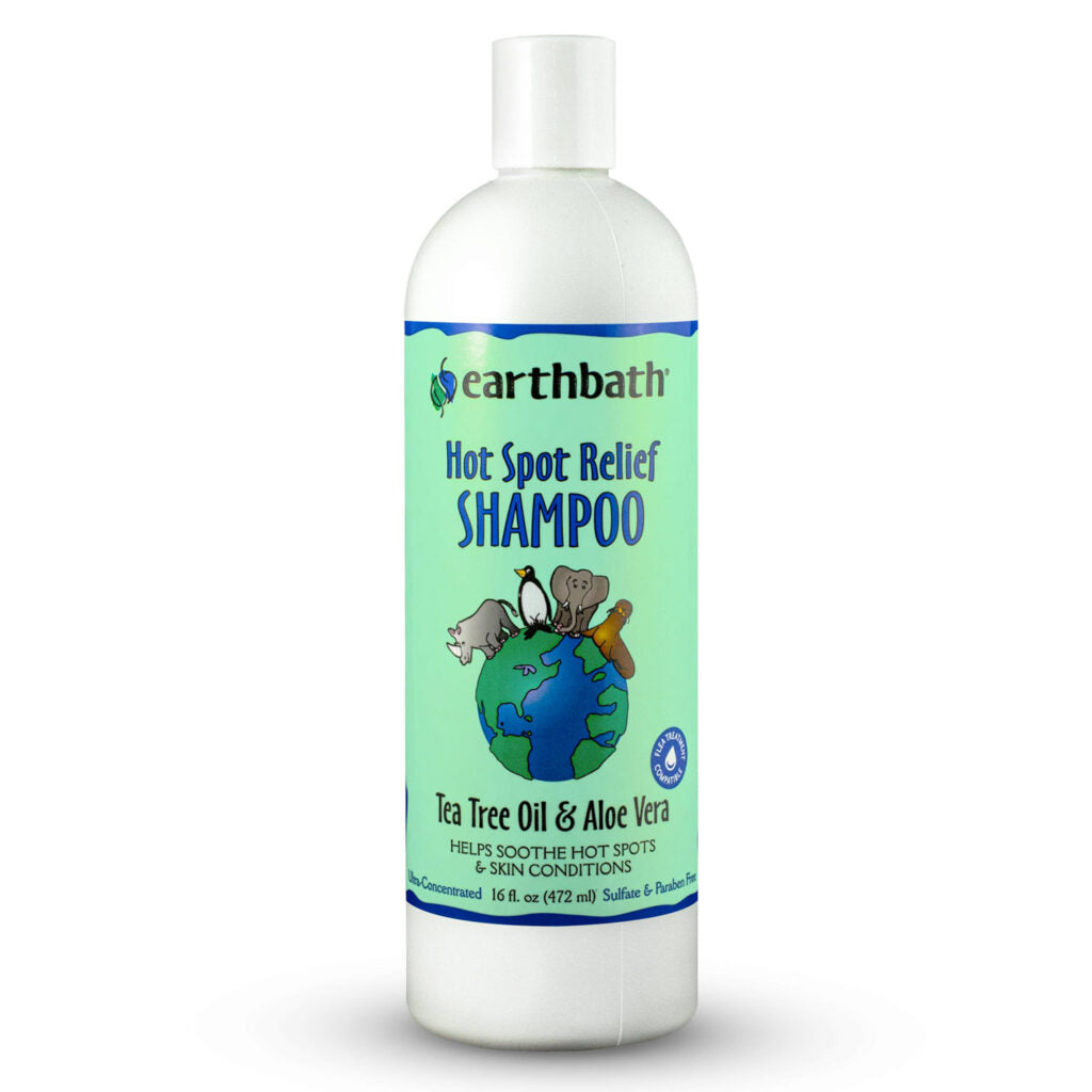 earthbath® Hot Spot Relief Shampoo, Tea Tree Oil & Aloe Vera