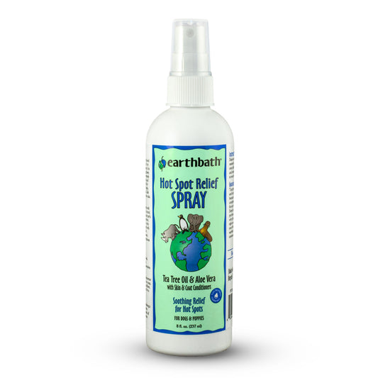 earthbath® Hot Spot Relief Spray for Dogs, Tea Tree Oil & Aloe Vera   237ml  (8oz)