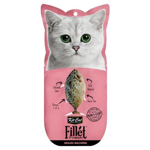 Kit Cat Fillet Fresh Grilled Mackerel Treats 30g