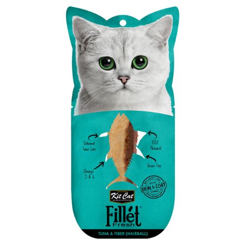 Kit Cat Fillet Fresh Tuna And Fiber (Hairball) Treats 30g