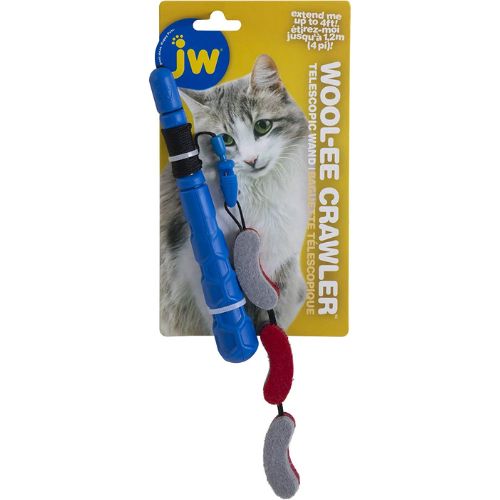 Petmate JW Cat Telescopic Wool-ee Crawler Wand