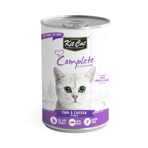 Kit Cat Complete Cuisine Tuna & Chicken Wet Food for Cats 150g can
