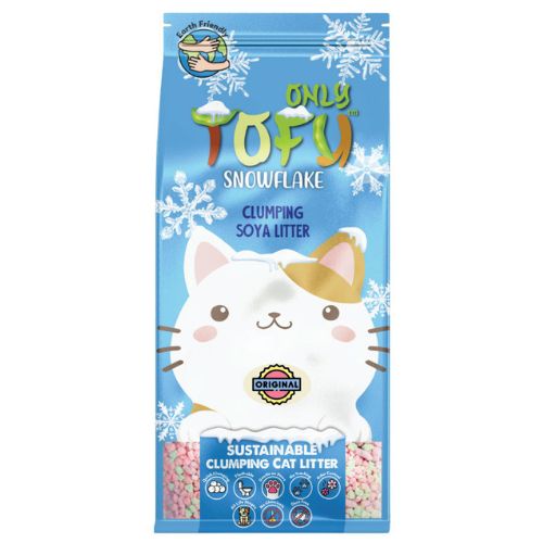 Nutrapet Tofu Snowflake Clumping Cat Litter - Original 7 Liters