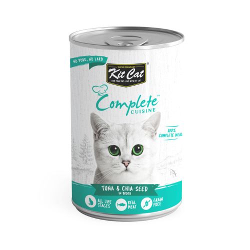 Kit Cat Complete Cuisine Tuna And Chia Seed Wet Food 150g can