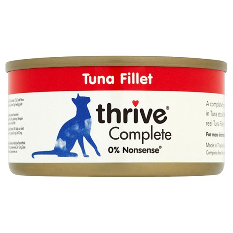 Thrive Tuna Fillet Wet Food for Cats. 75 grams