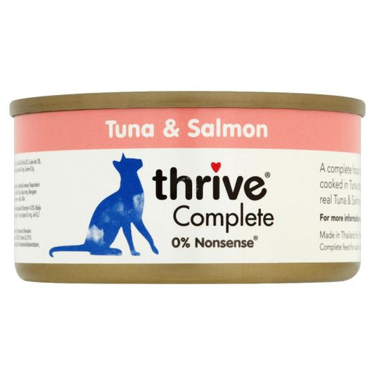 Thrive Tuna & Salmon Wet Food for Cats. 75 grams. 