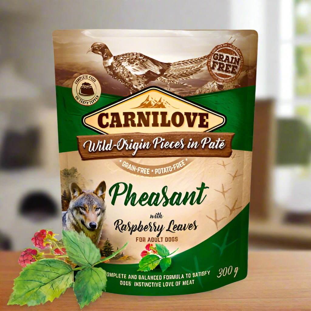 Carnilove Pheasant with Raspberryleaf Wet Food for Dogs 300g