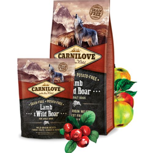 Carnilove Lamb & Wild Boar Dry Food for Dogs