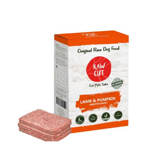 Raw Cut Lamb & Pumpkin Raw food for Dogs  10 x 100g