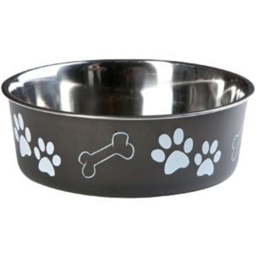 Flamingo Dog Bowl Kena Black